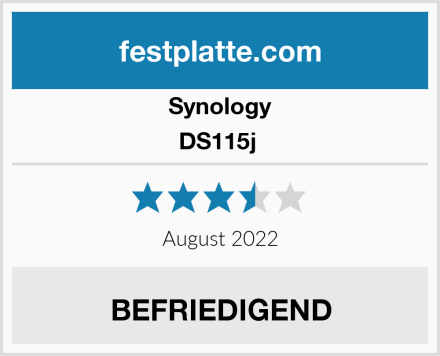 Synology DS115j  Test