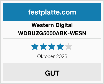 Western Digital WDBUZG5000ABK-WESN Test