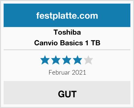 Toshiba Canvio Basics 1 TB Test