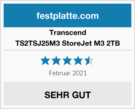 Transcend TS2TSJ25M3 StoreJet M3 2TB Test
