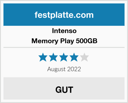 Intenso Memory Play 500GB Test