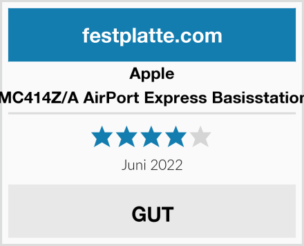 Apple MC414Z/A AirPort Express Basisstation Test