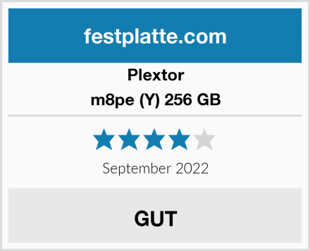 Plextor m8pe (Y) 256 GB Test