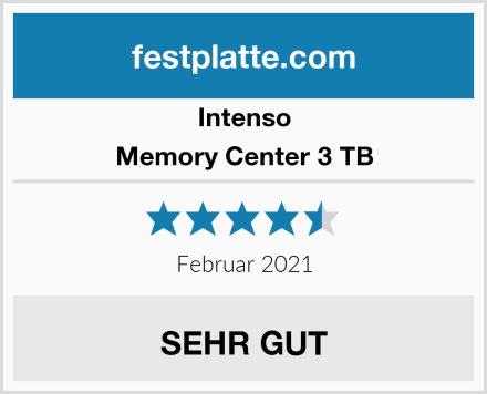 Intenso Memory Center 3 TB Test