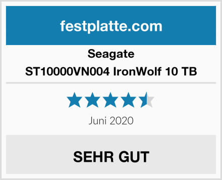 Seagate ST10000VN004 IronWolf 10 TB Test