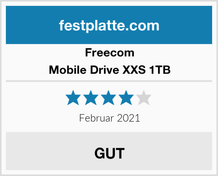 Freecom Mobile Drive XXS 1TB Test