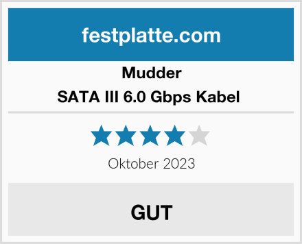 Mudder SATA III 6.0 Gbps Kabel  Test