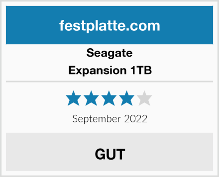 Seagate Expansion 1TB Test