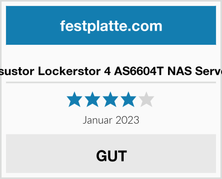  Asustor Lockerstor 4 AS6604T NAS Server Test
