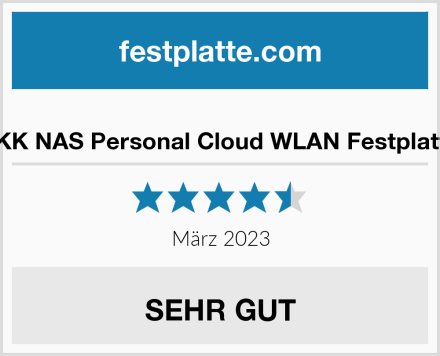  SKK NAS Personal Cloud WLAN Festplatte Test
